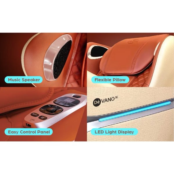 GINTELL DeVano Sc Queen massage sofa