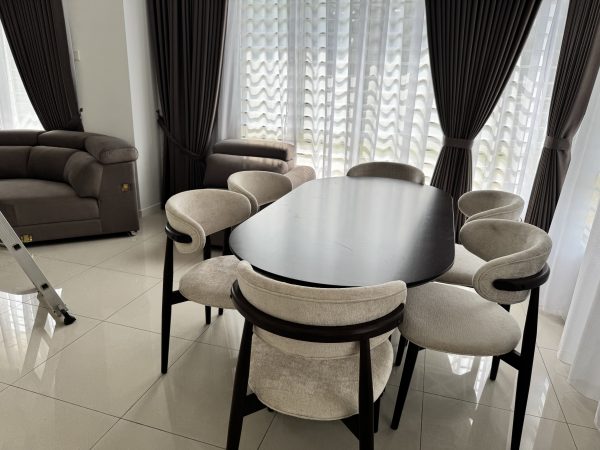 SET MEJA MAKAN 6KERUSI