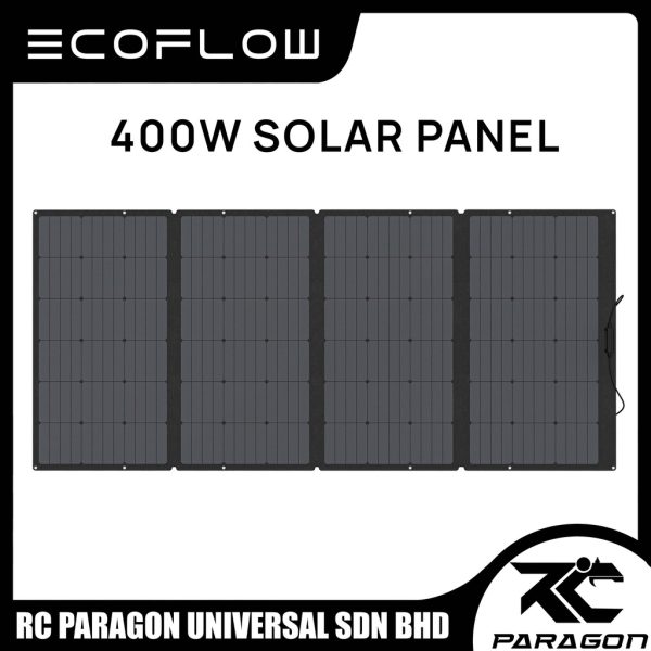 BARANG PREP EcoFlow 400W Solar Panel Kit for Power Station Supply Foldable Charger IP67 Waterproof Outdoor Camping Off Grid RV
