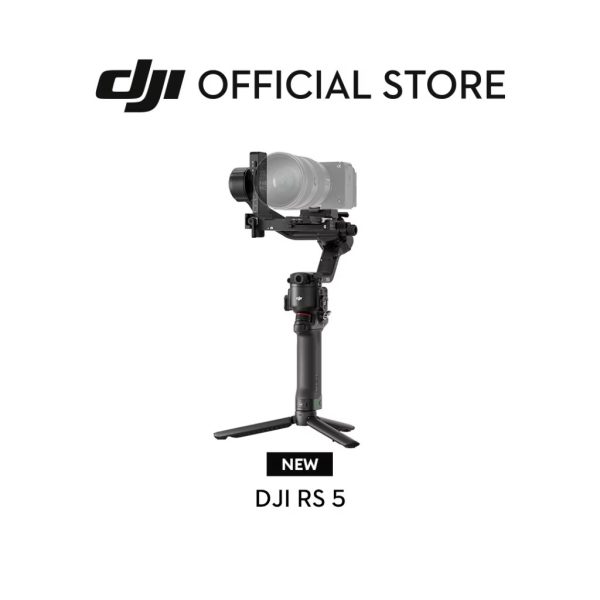 ￼DJI RS 5 - Gimbal Stabilizer | Intelligent Tracking | Teflon-Enhanced Balancing | Z-Axis Indicator & 2nd-Gen Auto Axis