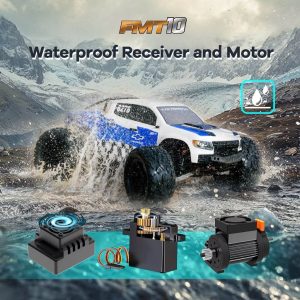 FMS FMT10 1/10 Chevrolet Colorado Brushless RC Truck, 4WD Off-Road Crawler with Metal Chassis, Waterproof ESC, Hobby Grade Remote Control Car for Adults